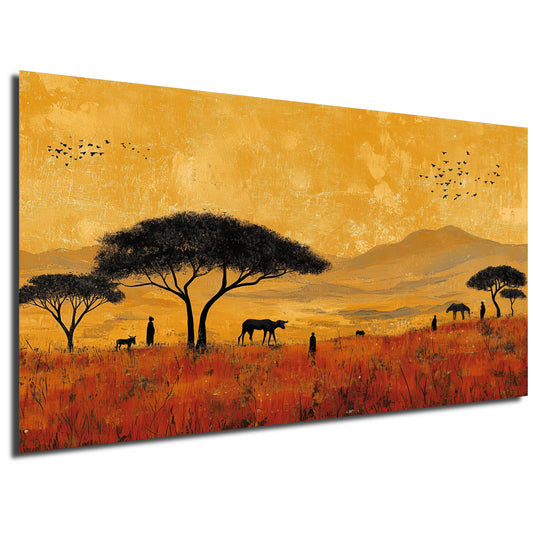 Wandbild Serengeti – Wildlife-Kunst mit Savannenflair