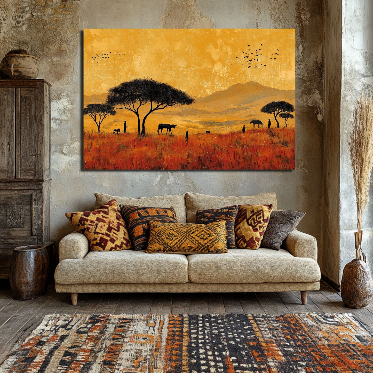 Wandbild Serengeti – Wildlife-Kunst mit Savannenflair