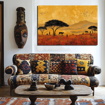 Wandbild Serengeti – Wildlife-Kunst mit Savannenflair