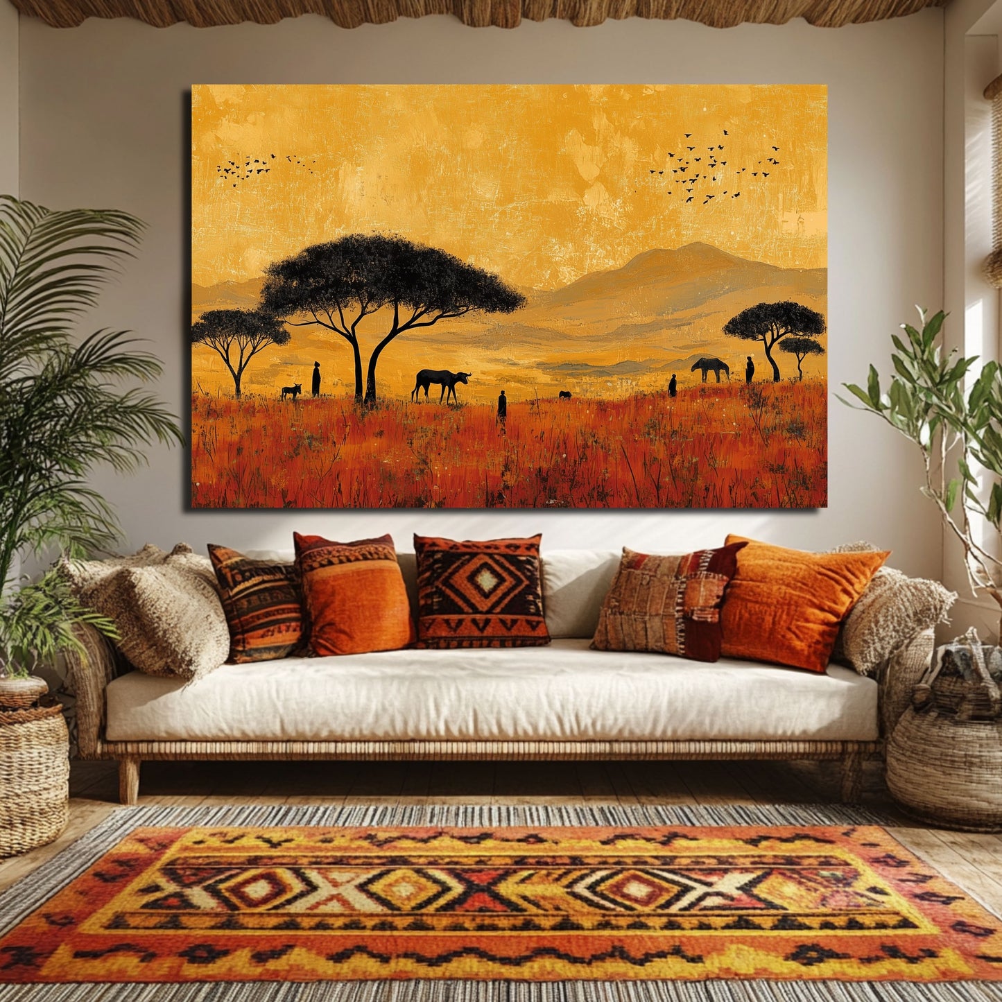 Wandbild Serengeti – Wildlife-Kunst mit Savannenflair