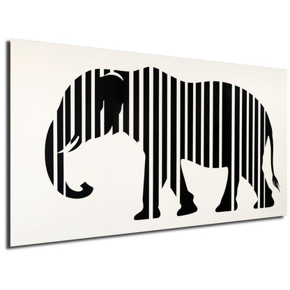 Wandbild Zebraelefant – Einzigartige Tierkunst