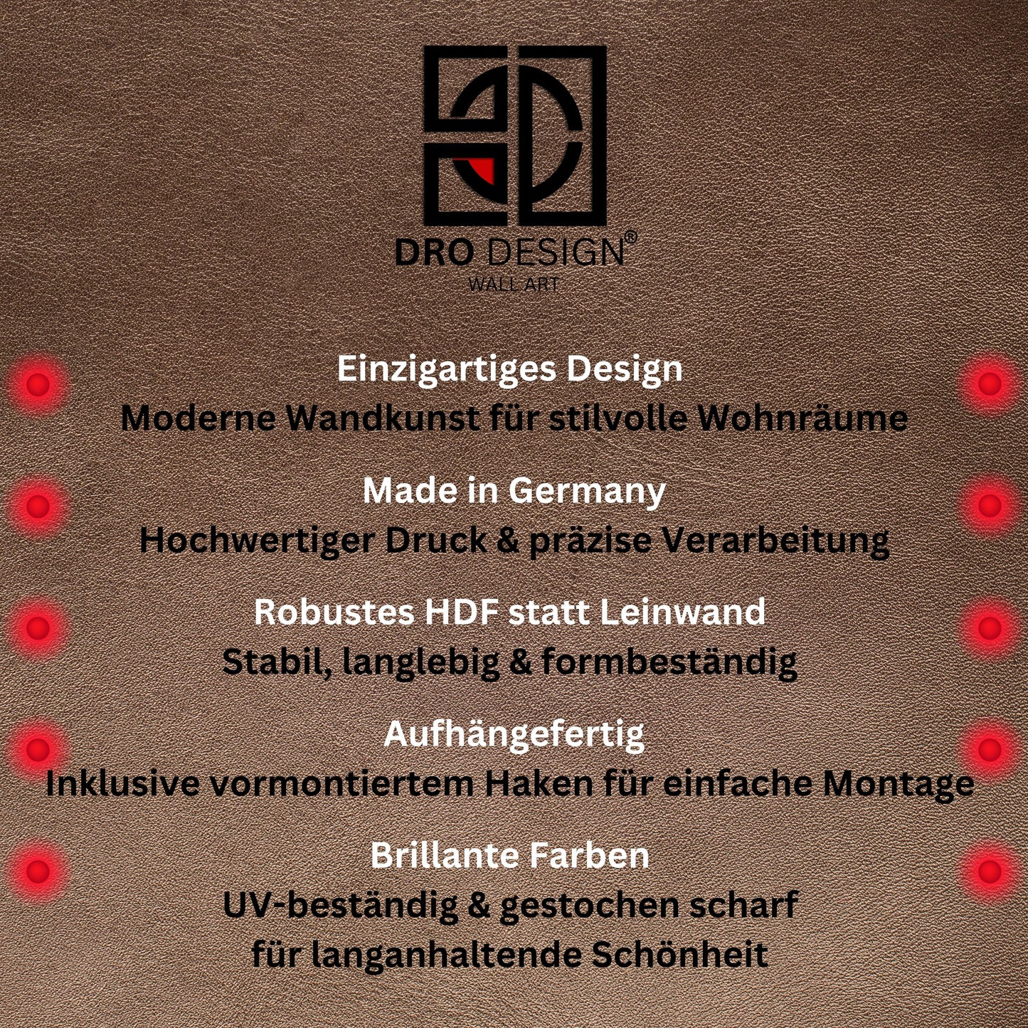 Wandbild Seitenprofil – Elegante Silhouetten-Kunst für stilvolle Dekoration