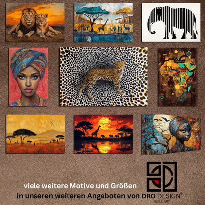 Wandbild Figur – Moderne Silhouettenmalerei