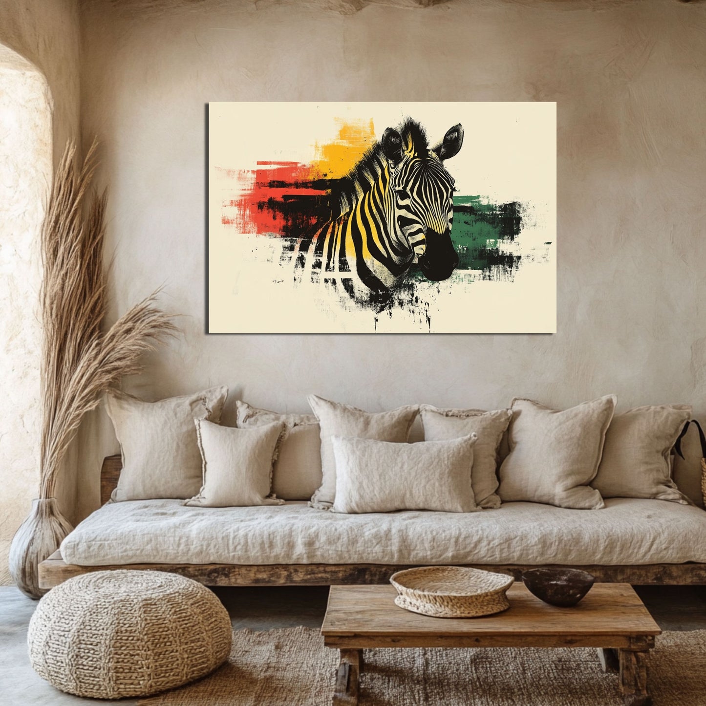 Wandbild Pop Art Zebra