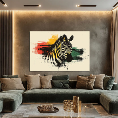 Wandbild Pop Art Zebra