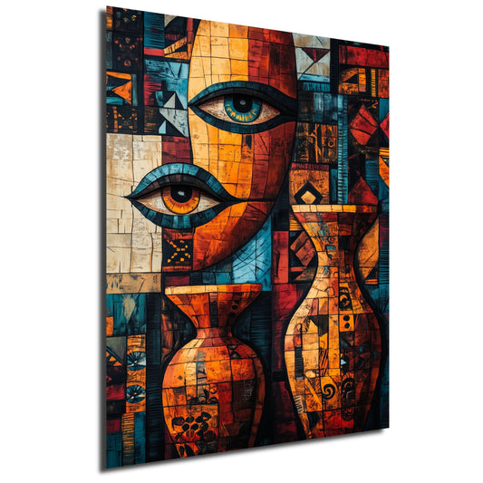 Wandbild Mosaik – Moderne abstrakte Dekoration