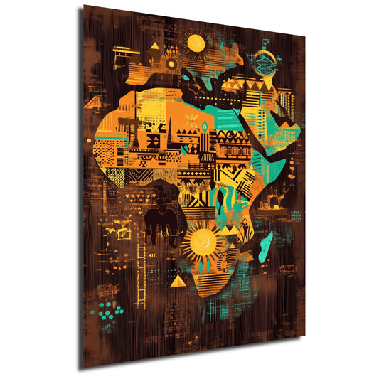 Wandbild Afrika – Exotische Wanddekoration